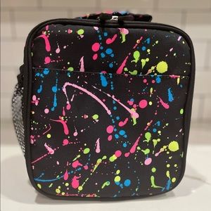 Pottery Barn Splatter Paint Lunch Box, Size Classic